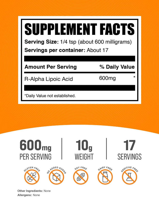 R-ALA powder 200mg bottle