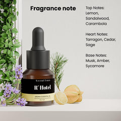 Herbal heart notes: sage and dry cedarwood