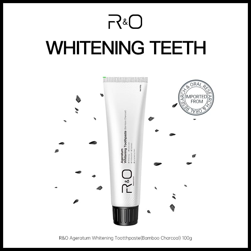 Whitening effect on teeth using bamboo charcoal toothpaste