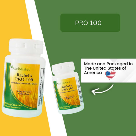 Close-up of probiotic capsules