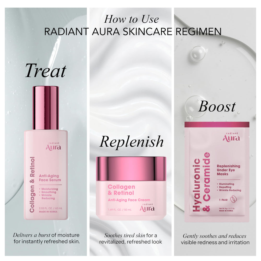 Radiant Aura vegan clean beauty badge signals cruelty-free credentials.