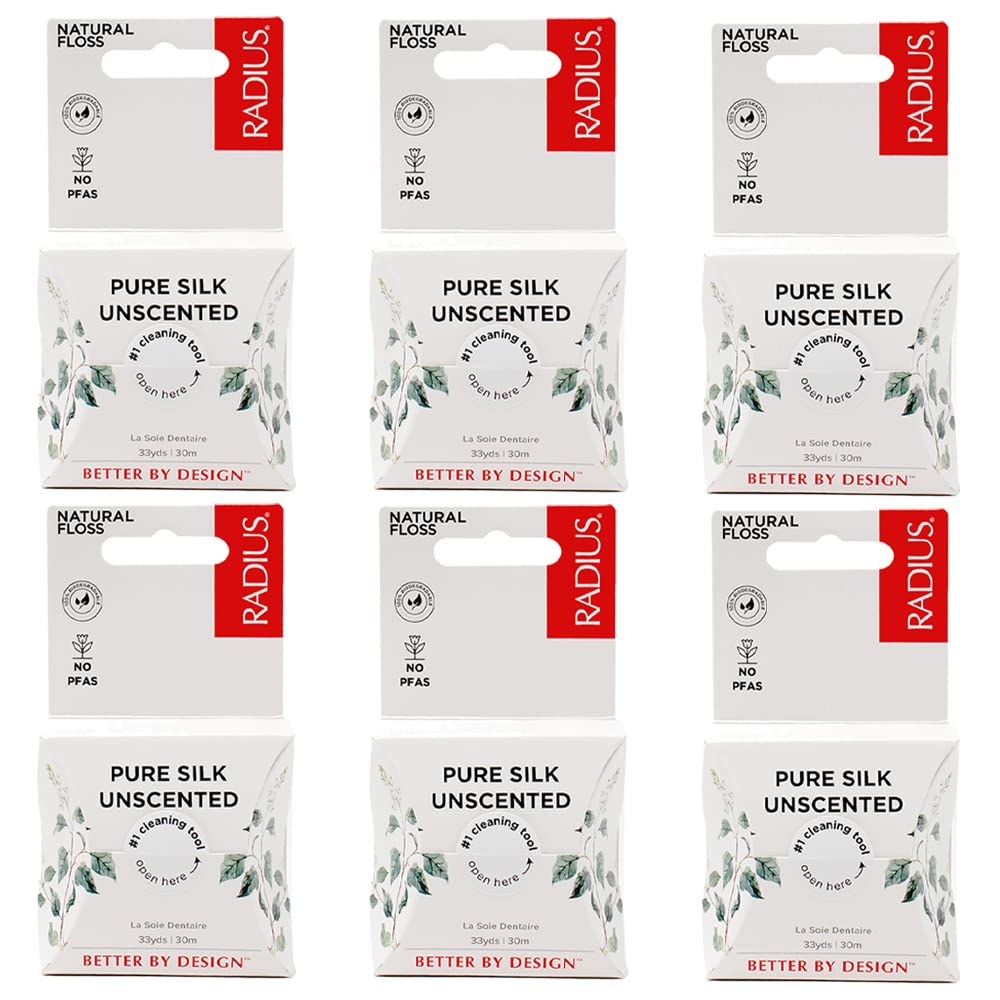 RADIUS Dental Floss box with 100% plastic-free packaging