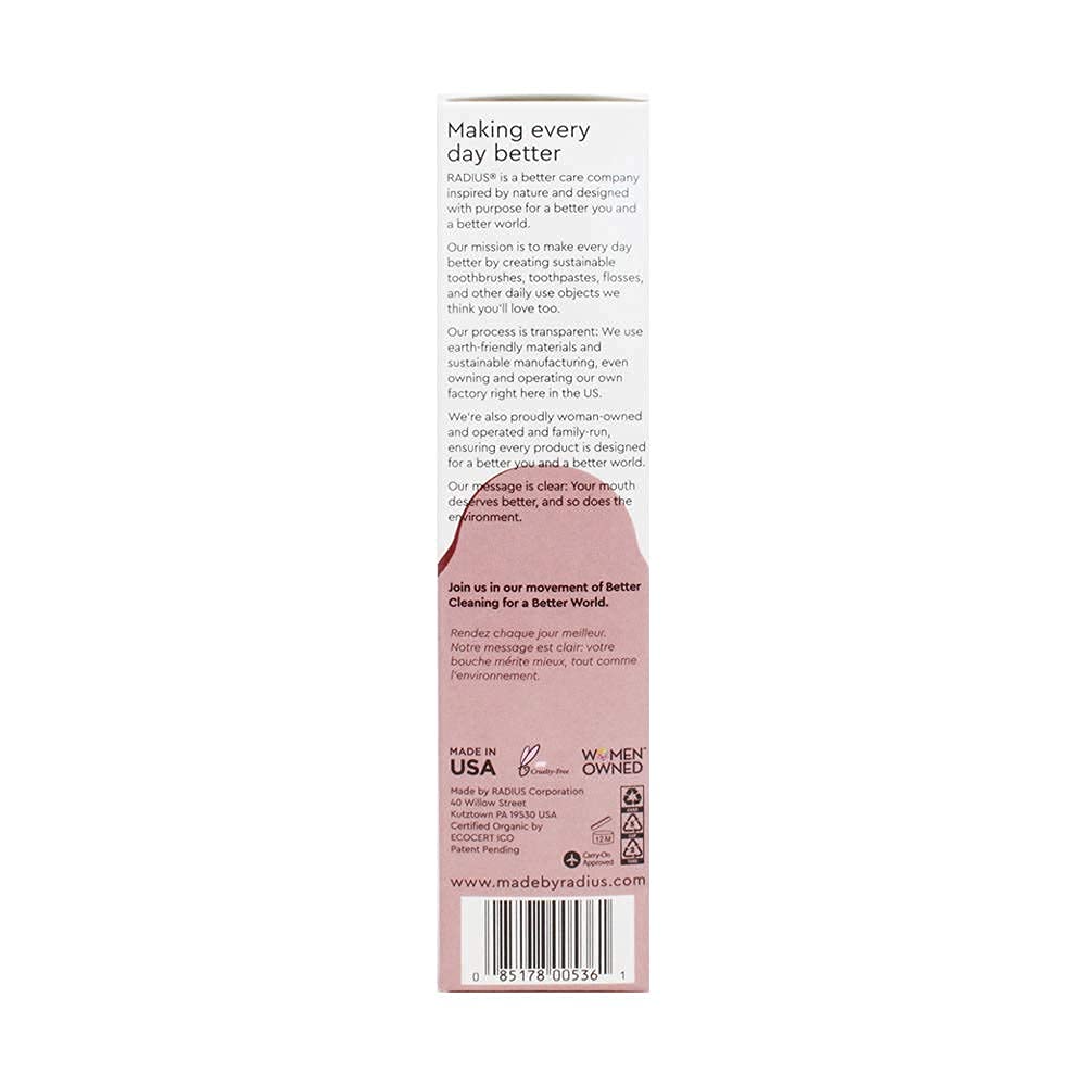 Ingredients list for RADIUS Clove Cardamom toothpaste