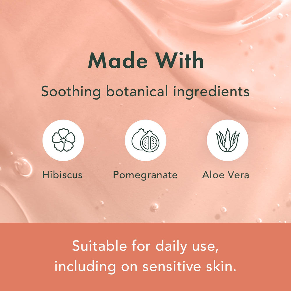 Rael pomegranate-extract image showcases antioxidant-rich botanicals for daily care.