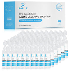RAELIS Saline Solution 300ml bulk box with 60 x 5ml bottles