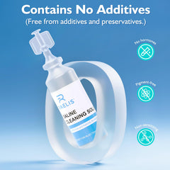 Travel-ready RAELIS saline bottles in a box