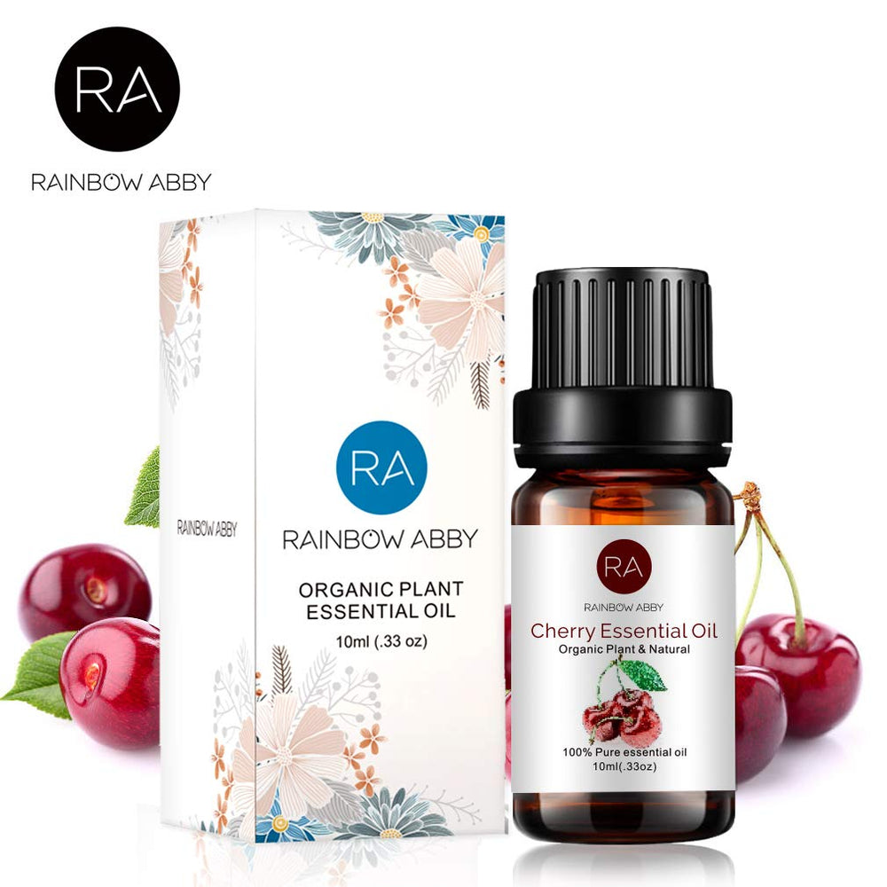 Skin care routine using cherry essential oil
