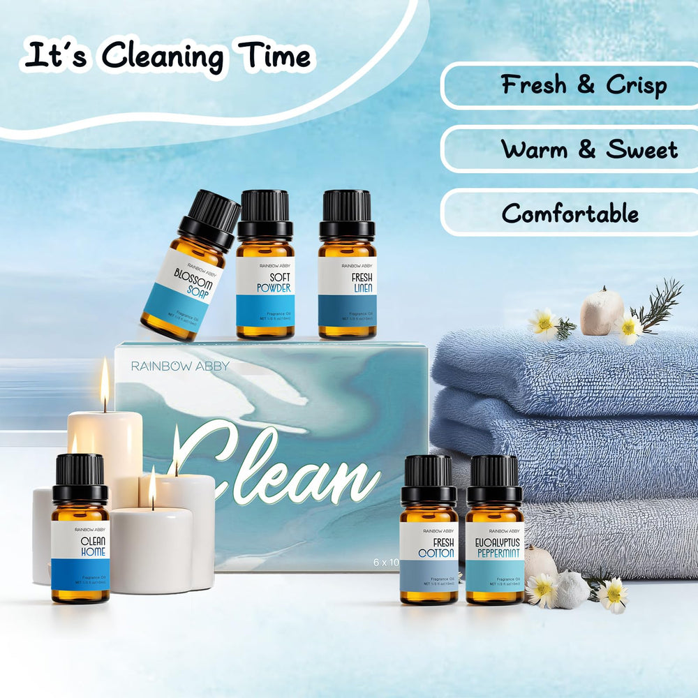 Rainbow Abby Clean Fragrance Oils Set 6x10ml – Collection image 2