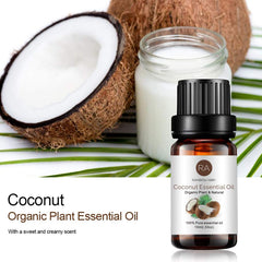Close-up of Rainbow Abby Coconut Essential Oil bottles - 2x10 mL