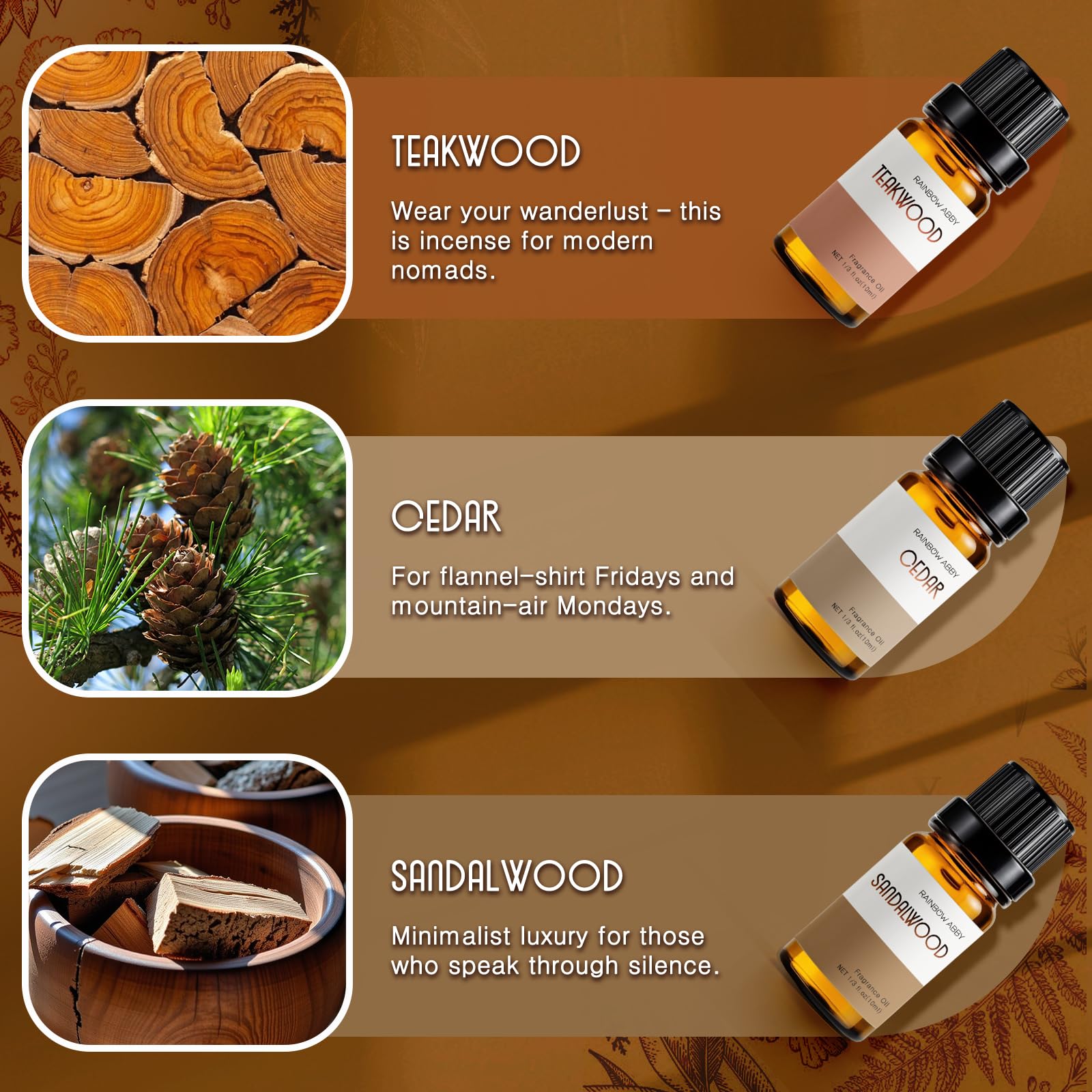 Bay Rum aroma oil 10ml bottle close-up
