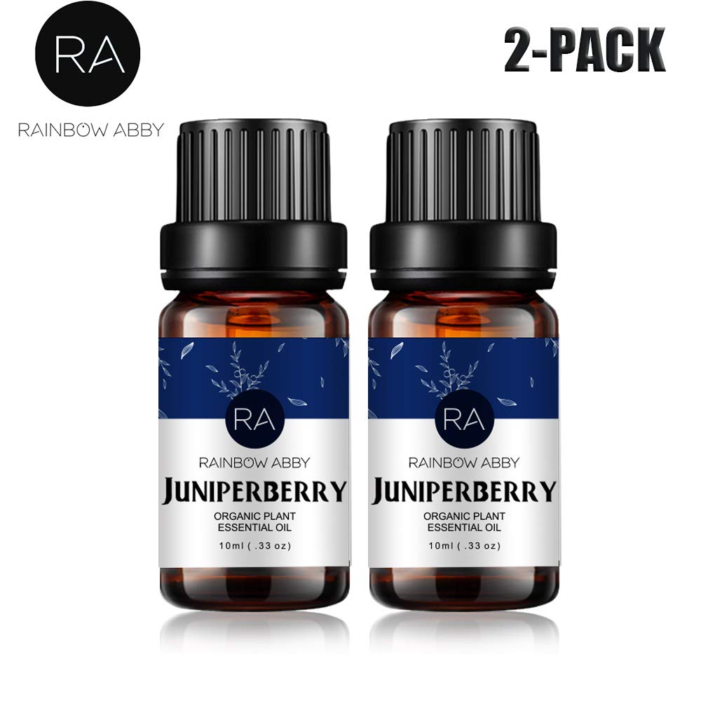 Aromatherapy diffuser and skincare setup with Juniper Berry Essential Oil