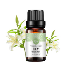 Rainbow Abby Lily Essential Oil 10ml in amber bottle