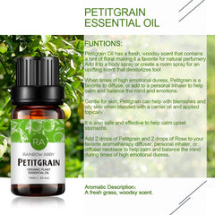Botanical name Petitgrain bigarde for Rainbow Abby essential oil