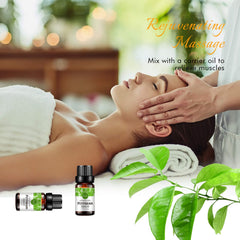 Organic cultivation of Petitgrain essential oil in amber bottle