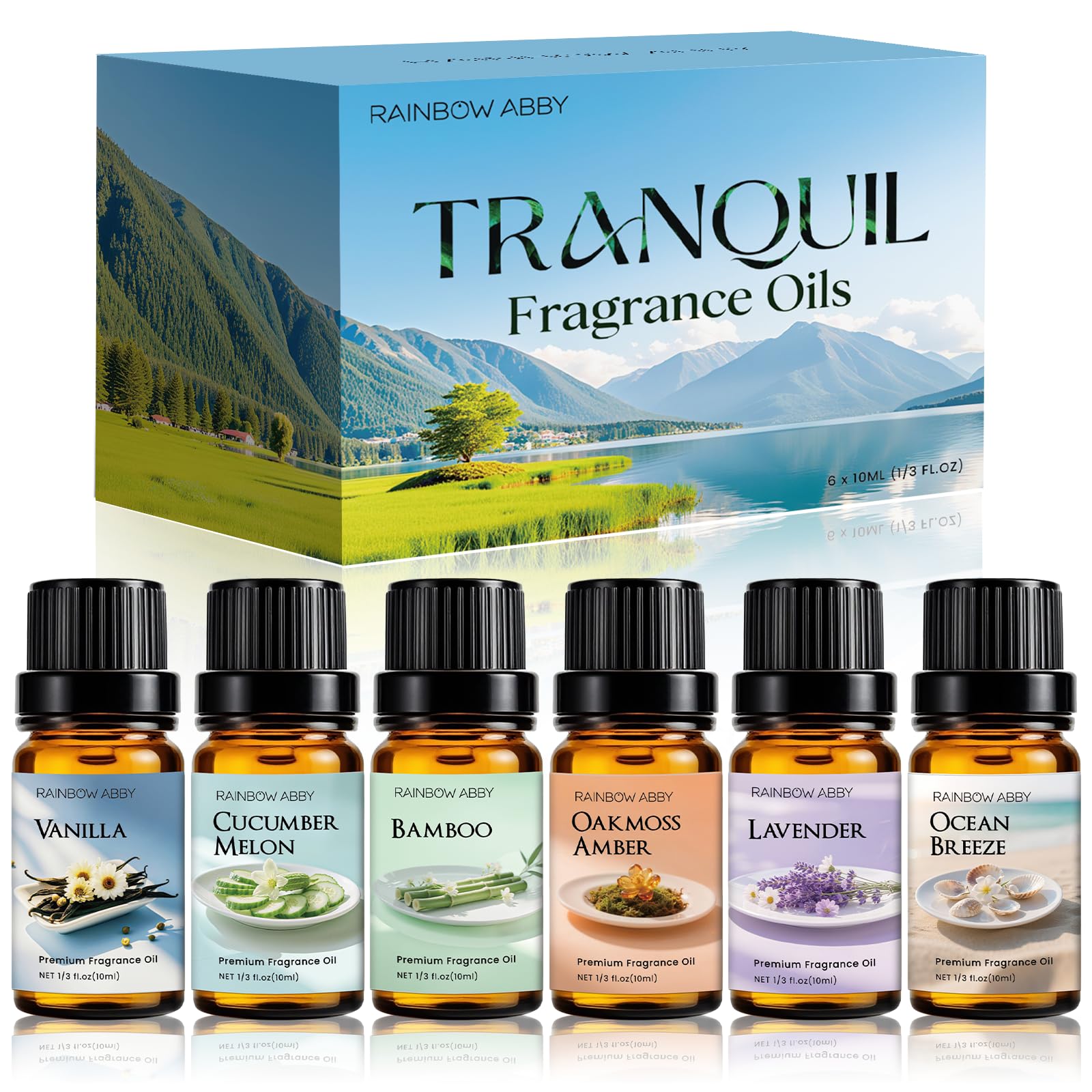 RAINBOW ABBY Tranquil Fragrance Oil Set packaging