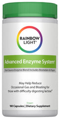 Rainbow Light Advanced Enzyme System bottle and label