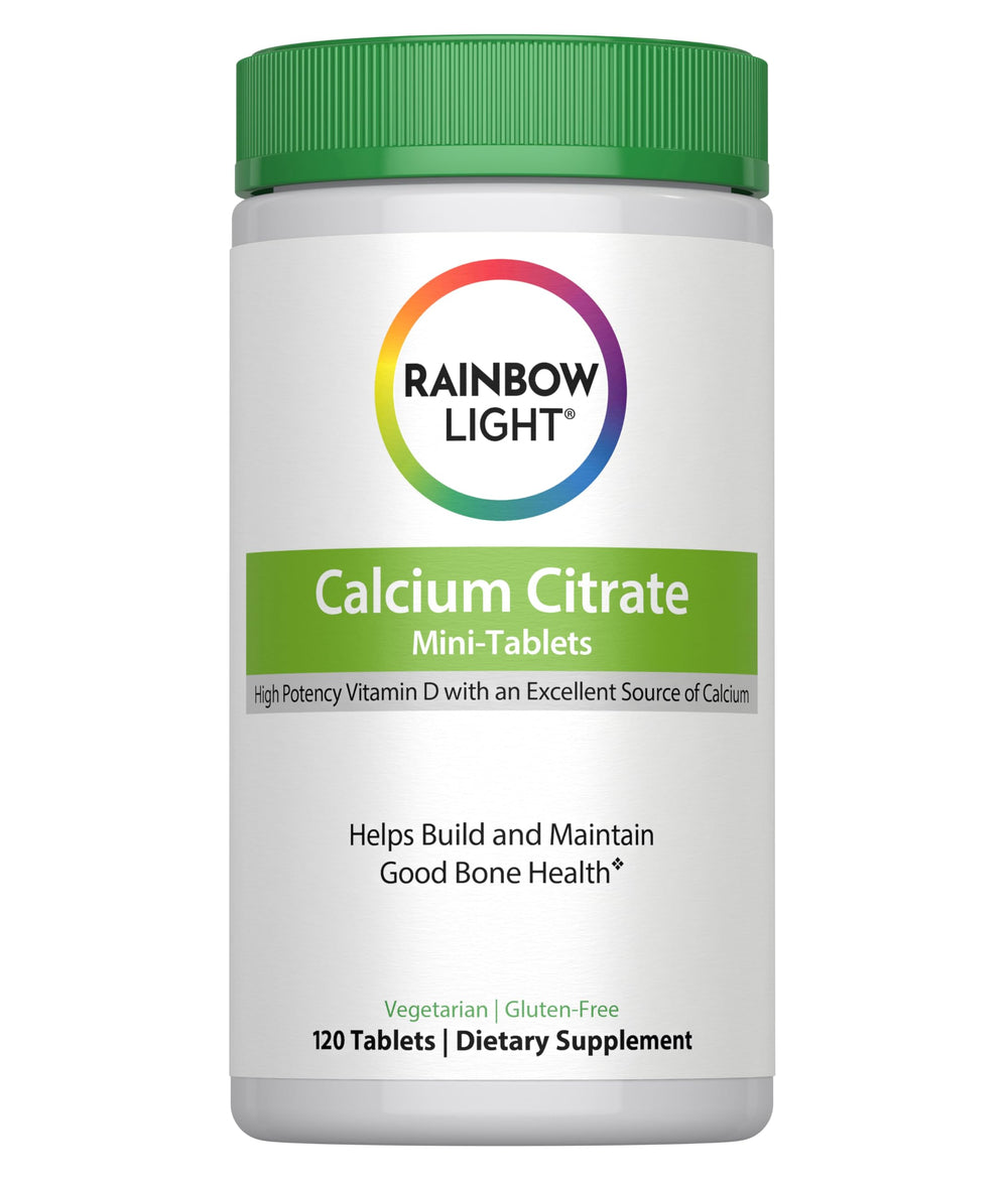 Rainbow Light Calcium Citrate with Vitamin D bottle - 120 count