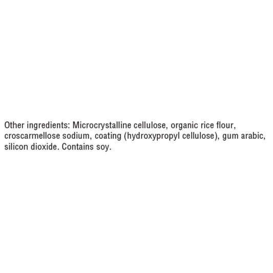 Bottle label highlighting Ferractiv iron and Vitamin C