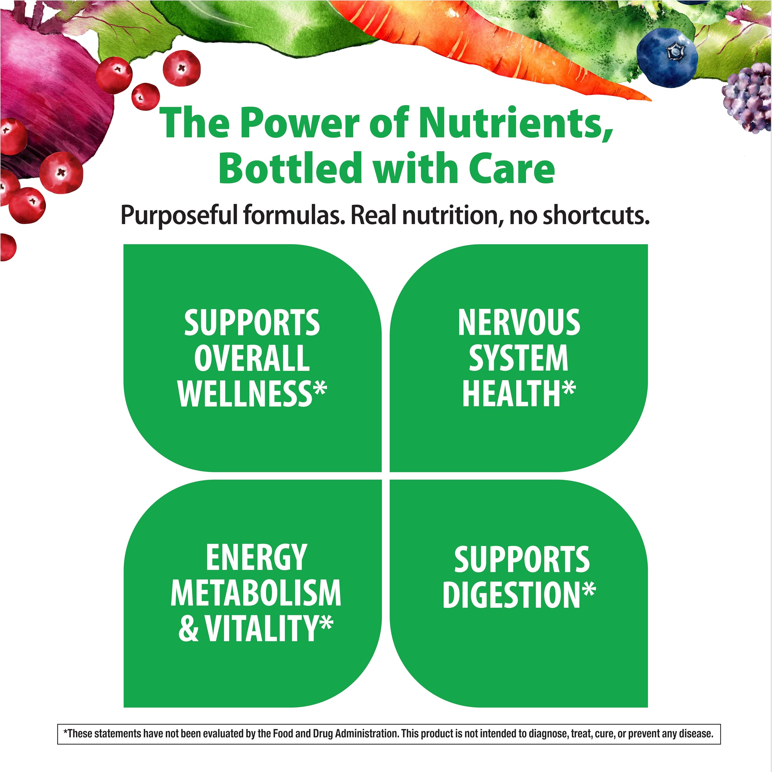 Digestive enzymes and probiotics included in Rainbow Light One +