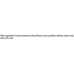 Nutrition facts panel highlighting essential nutrients