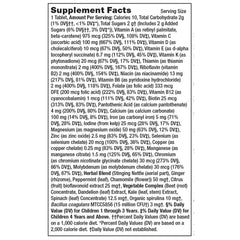 Vegetarian and gluten-free labeling on bottle