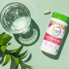 Product name Rainbow Light Multivitamin Womens One Powder on label