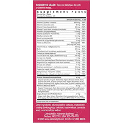 Lifestyle-friendly image featuring Rainbow Light Multivitamin Womens One Powder on shelf