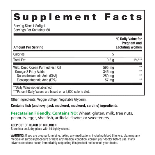 Close-up of Rainbow Light Prenatal DHA softgels