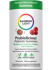 Rainbow Light Probiolicious Probiotic and Prebiotic Gummies 50-count bottle