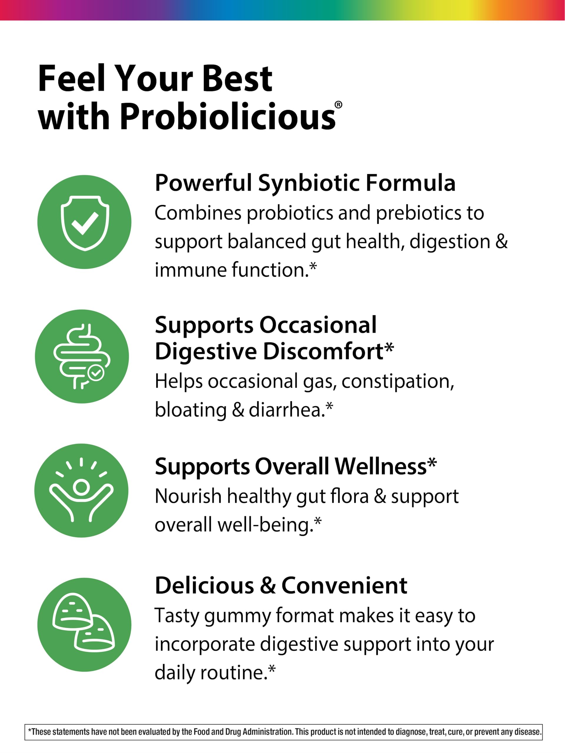 Ingredients: Bacillus coagulans, inulin and fructooligosaccharides