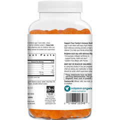 Rainbow Light Vitamin C Gummies with Vitamin E package and label on a white background
