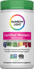 Rainbow Light Women’s Multivitamin bottle front view