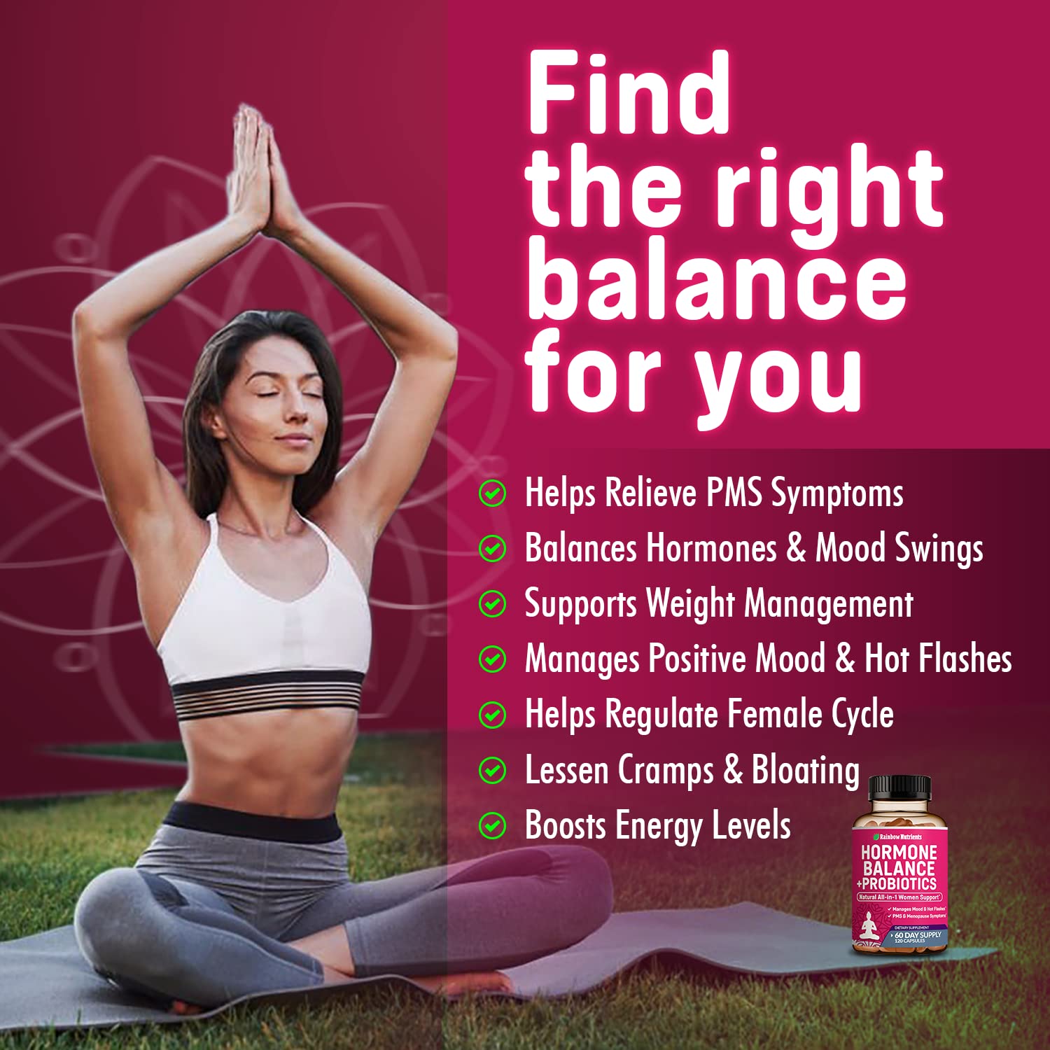 Rainbow Nutrients Chasteberry Dong Quai Extract close-up highlights essential hormone-supporting ingredients.