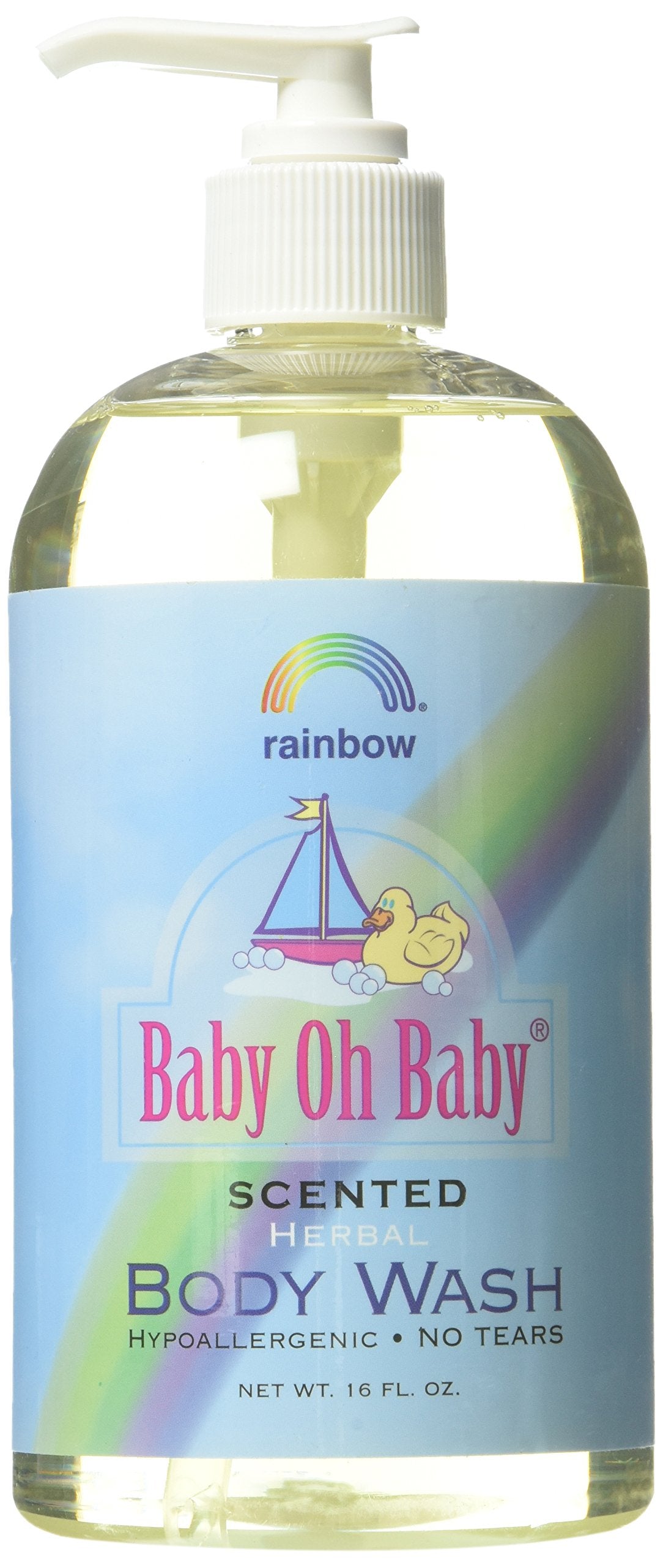 Rainbow Research Rainbow Baby Scented Body Wash bottle 16 oz