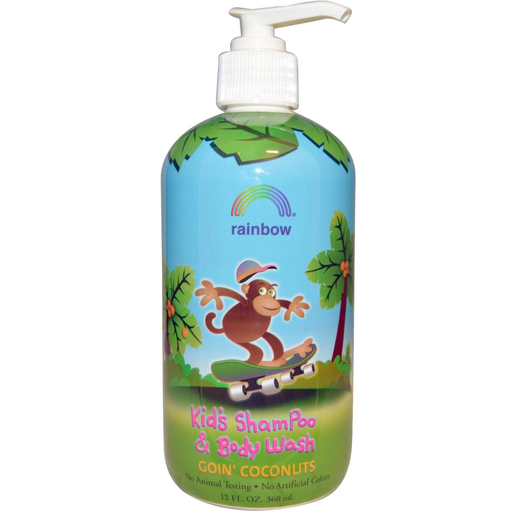Rainbow Research Kids Shampoo and Body Wash Goin Coconuts 12 oz bottle