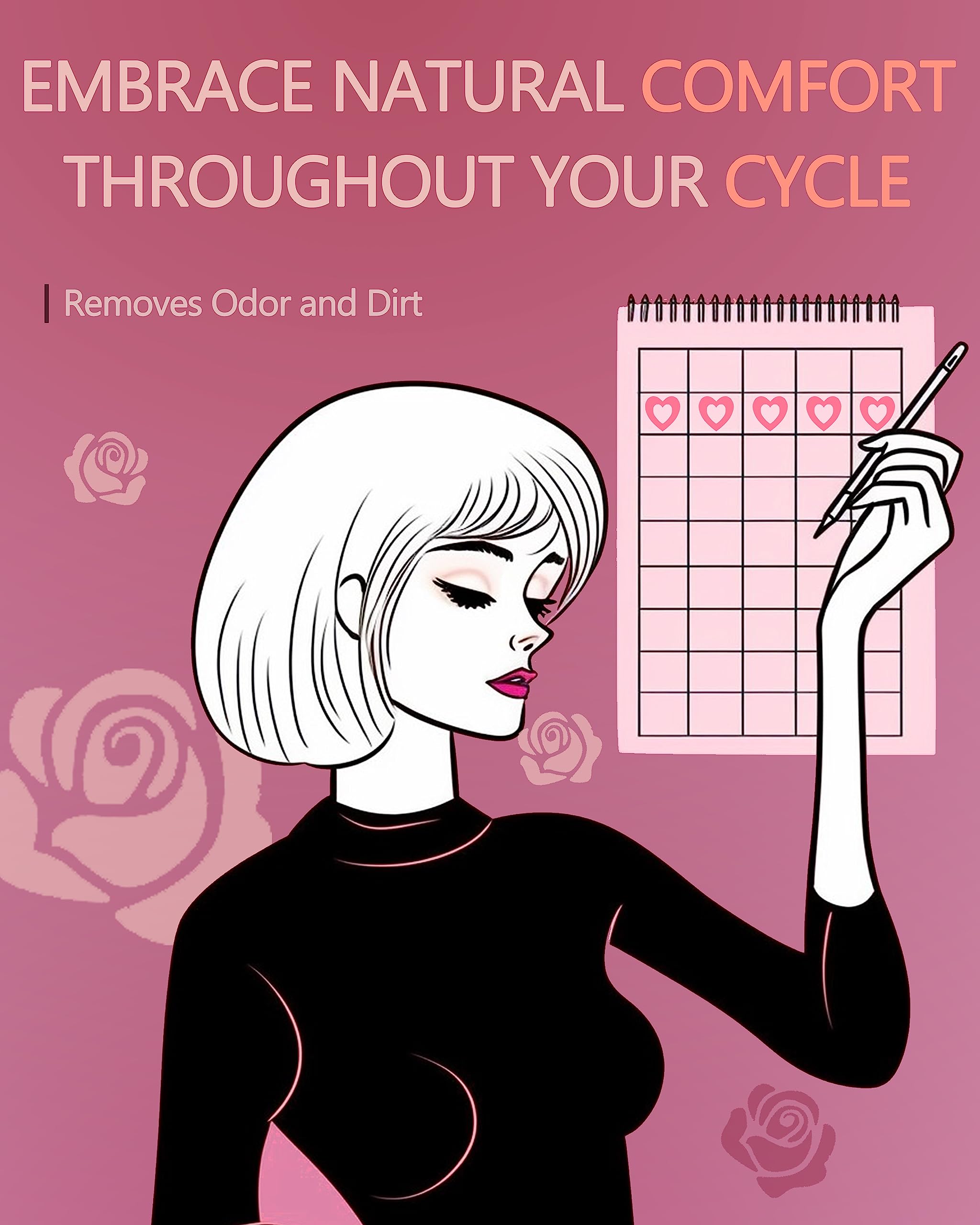 RainbowPana Feminine Wipes individually wrapped for discreet, portable freshness.