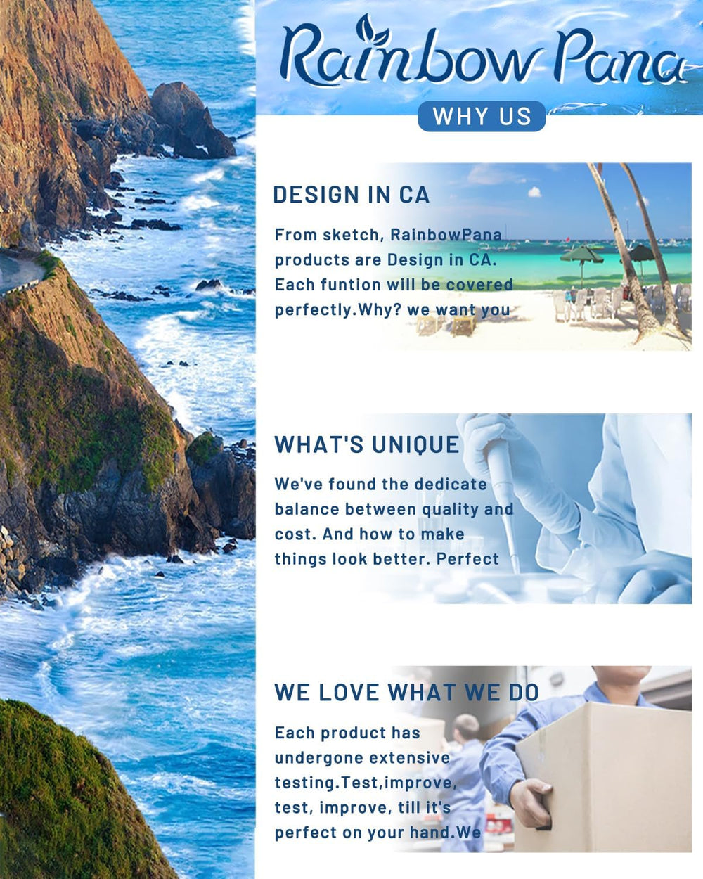 RainbowPana travel wipes for PRE/POST-INTIMACY cleansing and freshness.