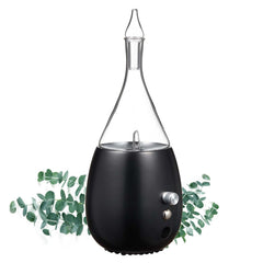 Raindrop 2.0 waterless glass diffuser in black finish
