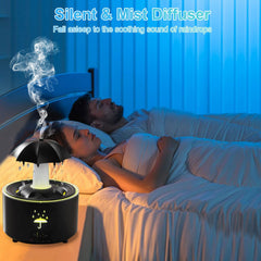 Aromatherapy diffuser mode with essential oils