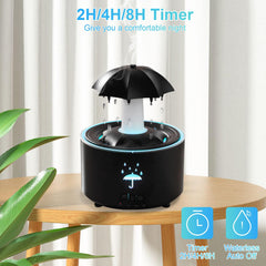 Vertical ultrasonic atomization mist