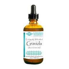 Rainforest Pharmacy Graviola liquid extract bottle for immune health, 4 oz