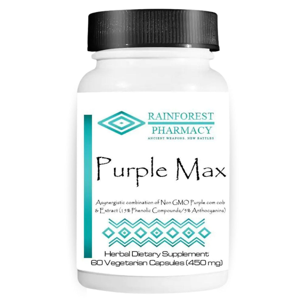 Purple Max vegan capsules bottle