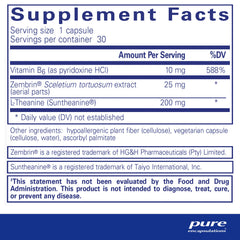 Rapid Calm capsules closeup showing calming support