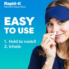 Rapid-K Nasal Stick Tropical Citrus Inhaler delivers uplifting aroma and refreshed airflow