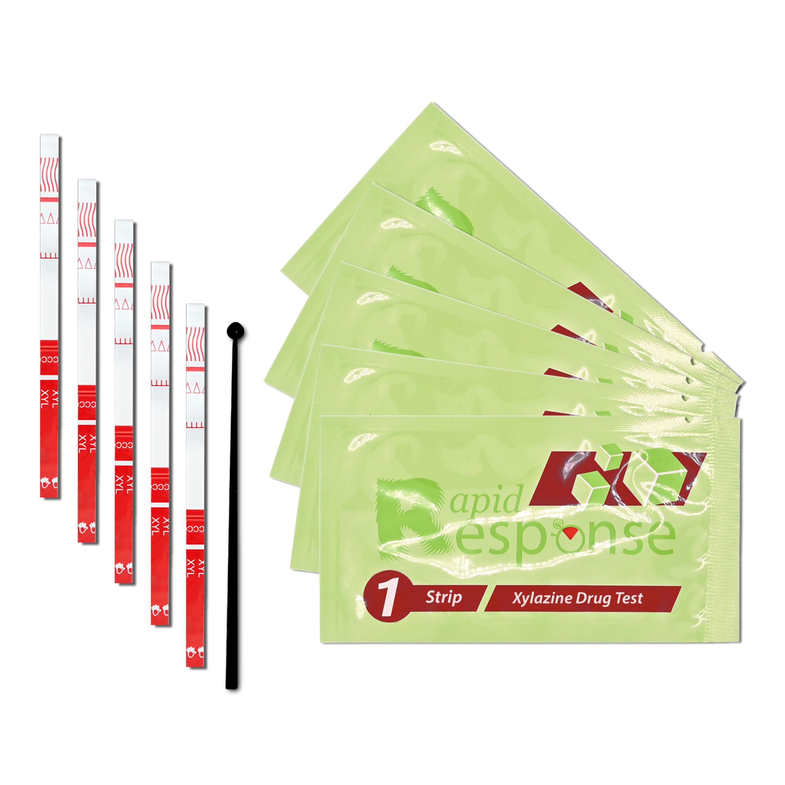 Rapid Response 2.0 Xylazine Test Strips 5 Pack packaging