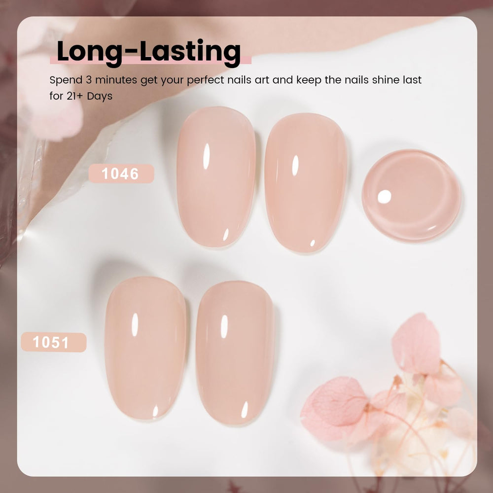 RARJSM 15ml Nude Pink Gel Polish close-up highlights generous bottle size for ongoing creativity.