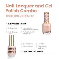 RARJSM Apricot Pink Lacquer application shot emphasizes versatile nude-pink tone.