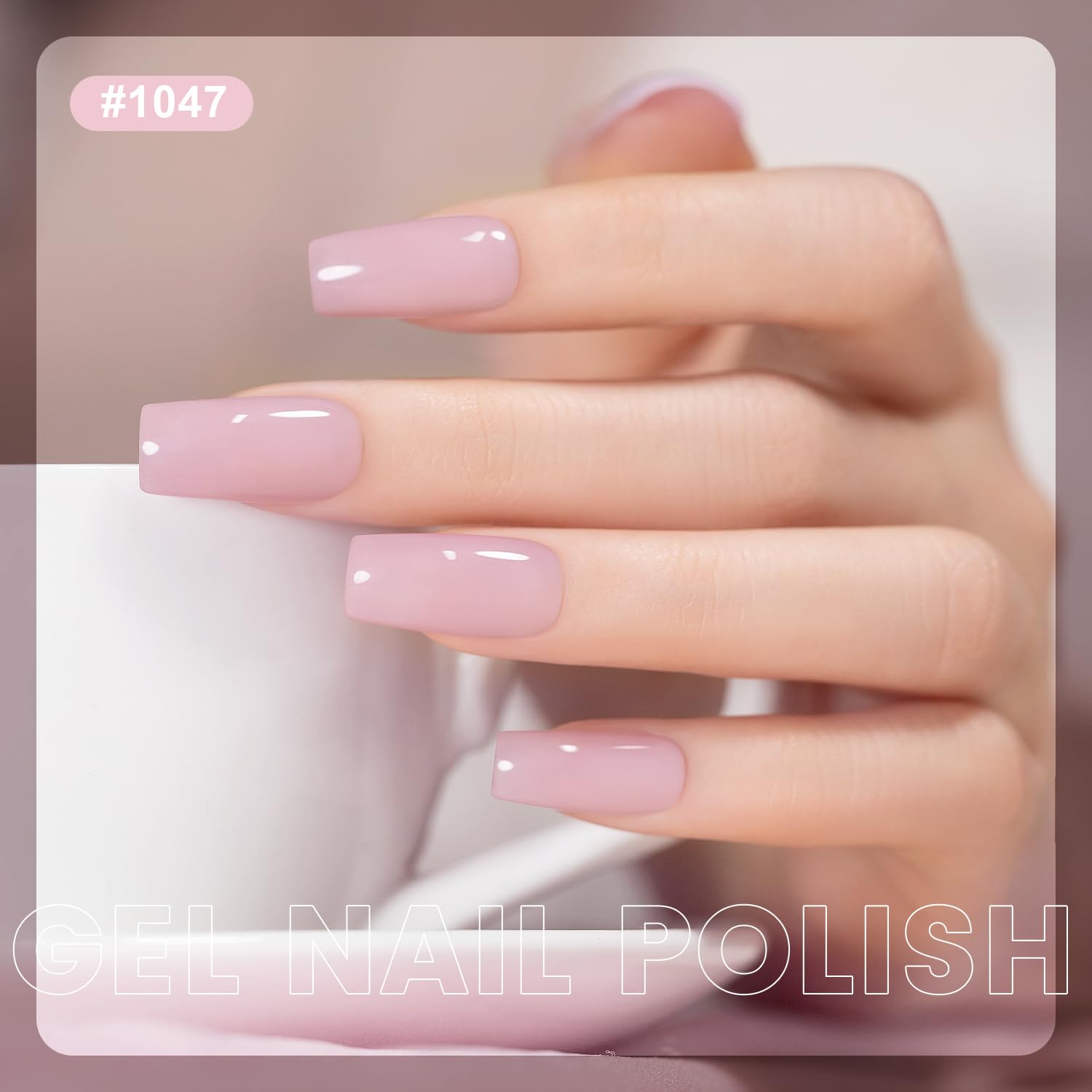 RARJSM gel polish under LED UV lamp demonstrating salon-like results