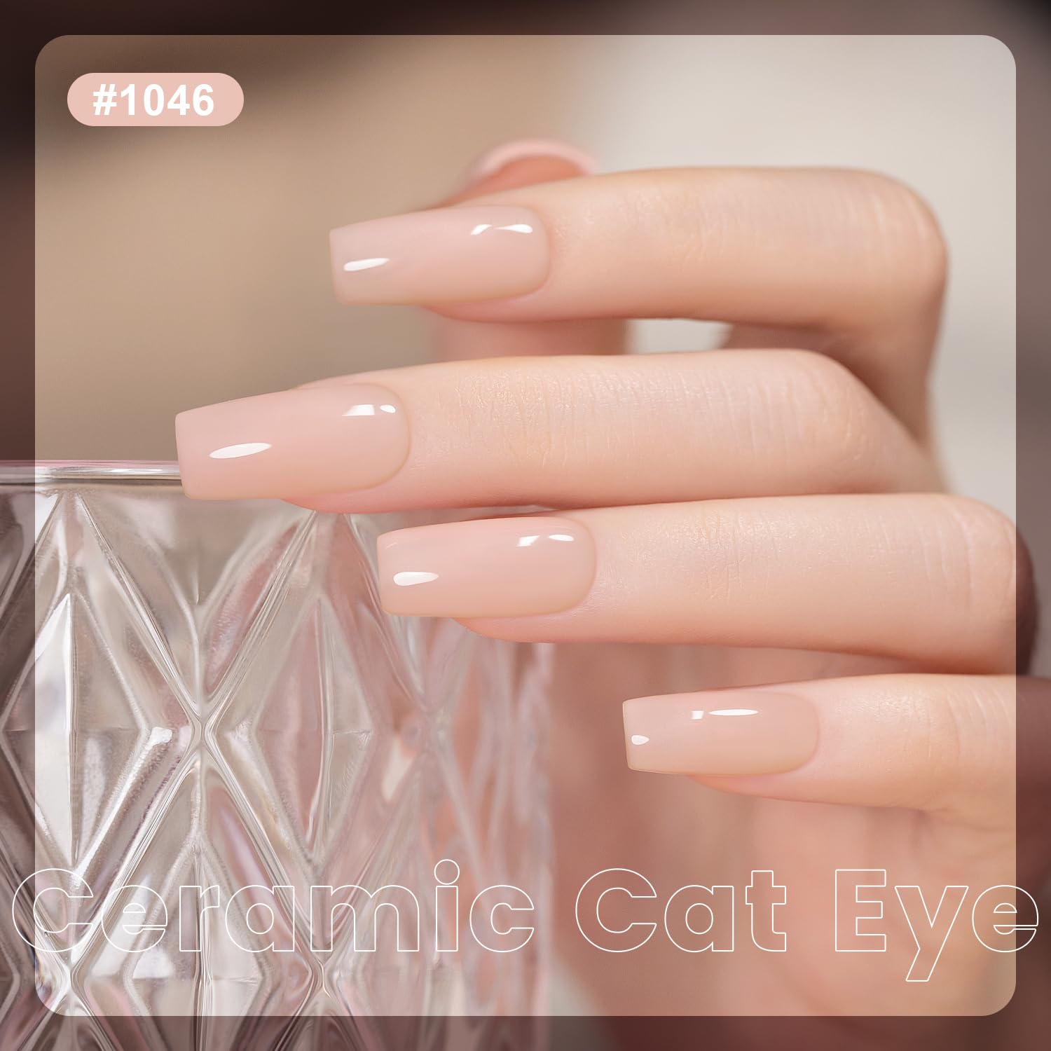 RARJSM Nude Pink Air-Dry Lacquer bottle side showing quick pedicure-friendly finish.