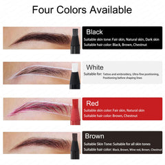 Rasmet microblading and makeup use demonstrates versatile brow guidelines for semi-permanent looks
